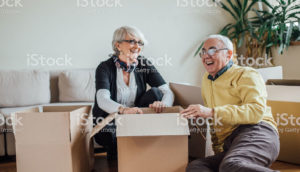 older couple happy